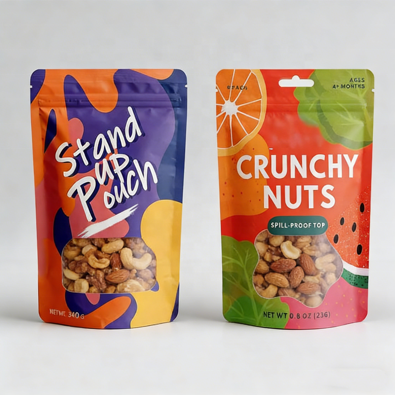 Custom Bag Print Stand up Zipper Bag for Nuts Factory Direct