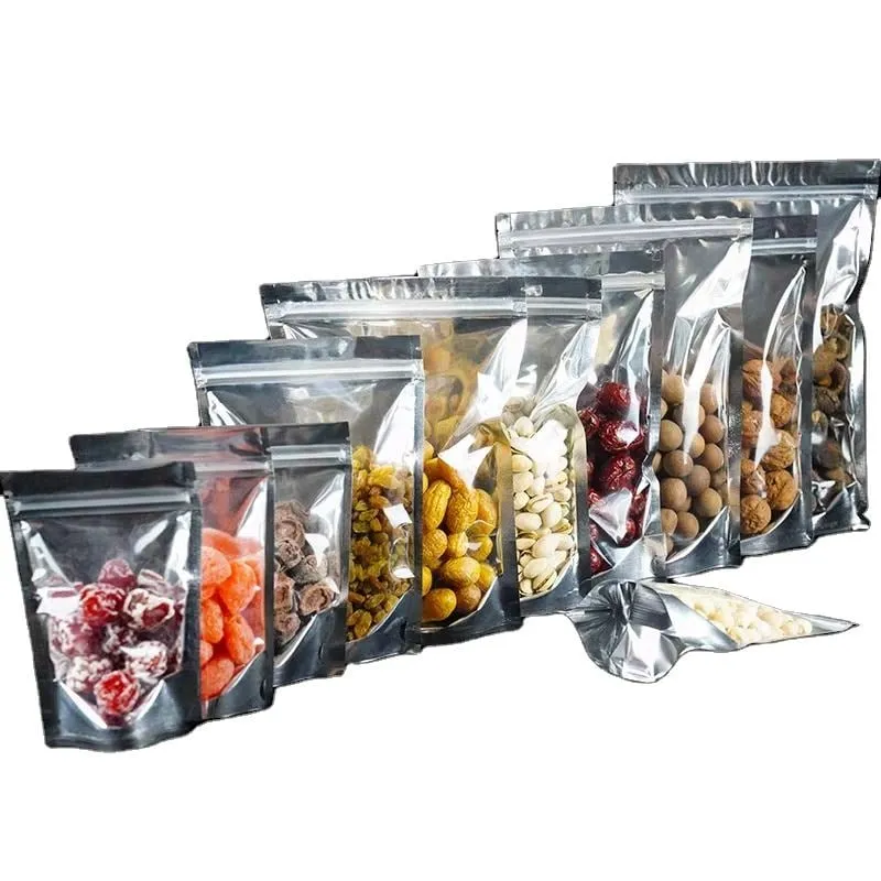 Factory Price Custom Printed Resealable Stand up Aluminum Foil Ziplock Packaging Bag