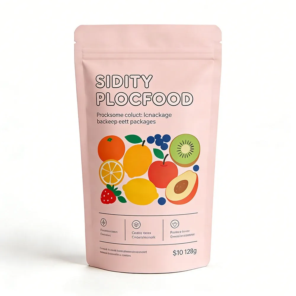 Printing Custom Logo Stand up Bag Resealable Zipper Plastic Mylar Pouch Waterproof Ziplock Bags Customize