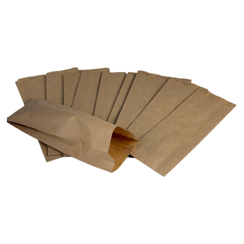 Wholesale Custom Print Logo Personalized Snack Biodegradable Kraft Paper Bag for Food Candy Bread Packaging