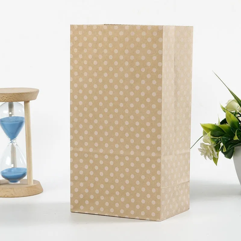 Custom Size Package Paper Handle Paper Bag Kraft Paper Shopp