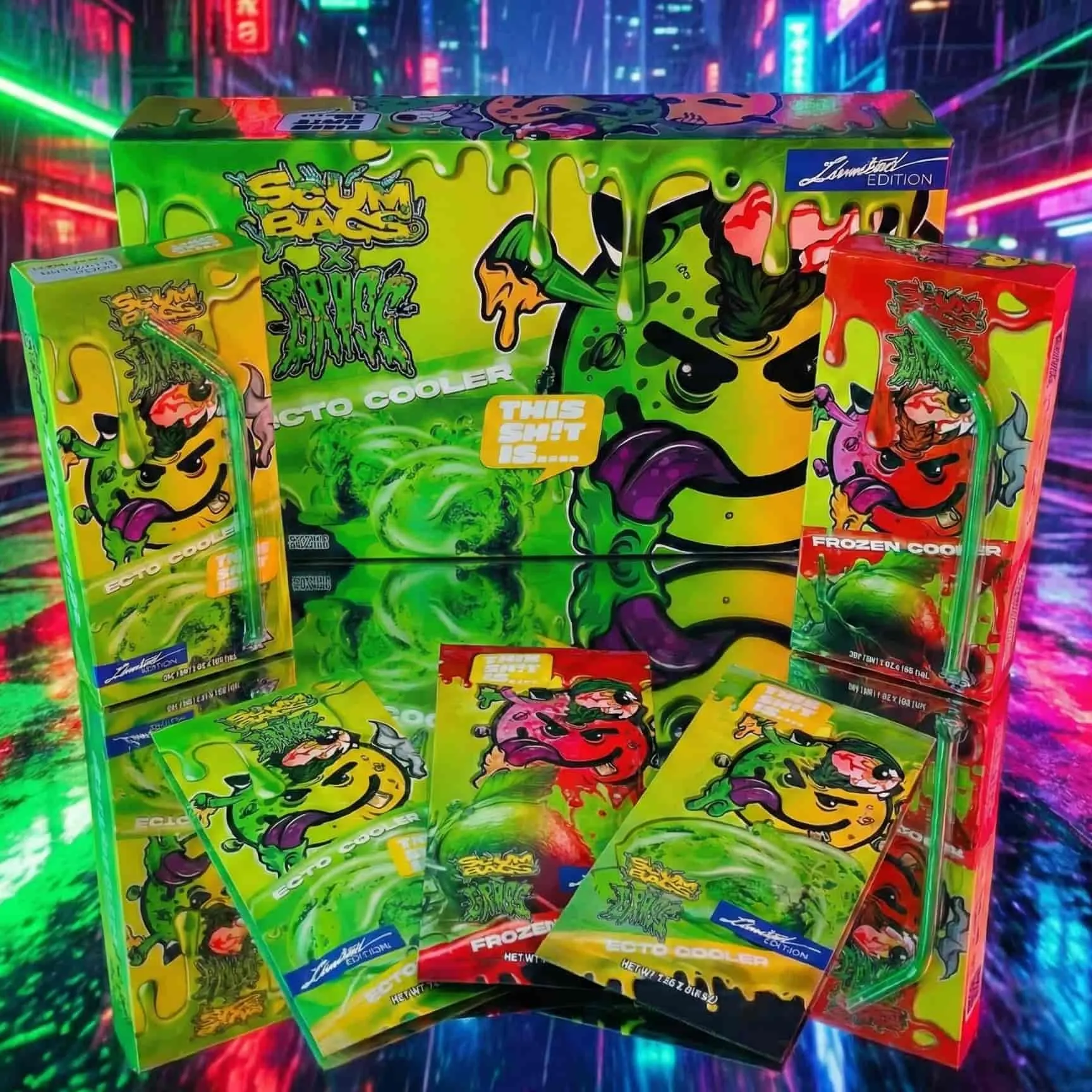 In Stock Personalized 3.5 3.5G 7G Die Cut Mylar Box with Cus