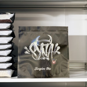 Multi-SKU custom cannabis stand-up pouches multiple designs one order