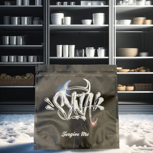 Full-colour CMYK custom printed cannabis stand-up pouch